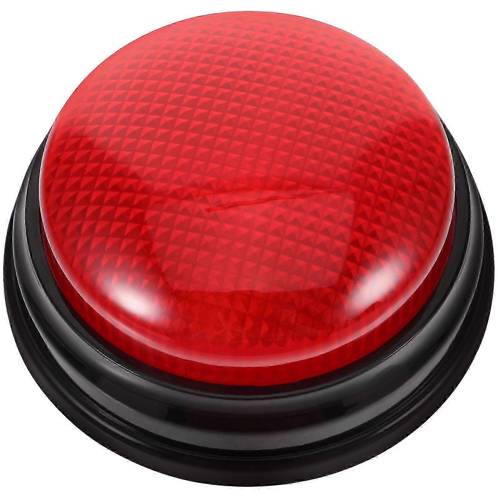 Game Button Prop Party Prop Button with Light and Alarm Sound for Competition Game