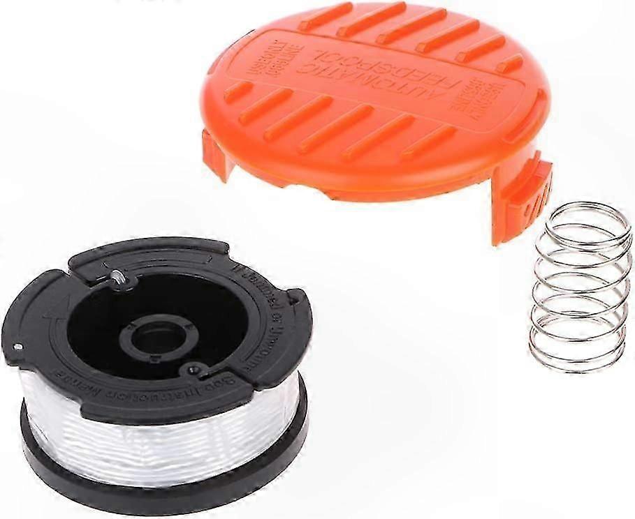 Autofeed Line String Trimmer Spool Cap Replacement Set for Black & Decker-Compatible Models