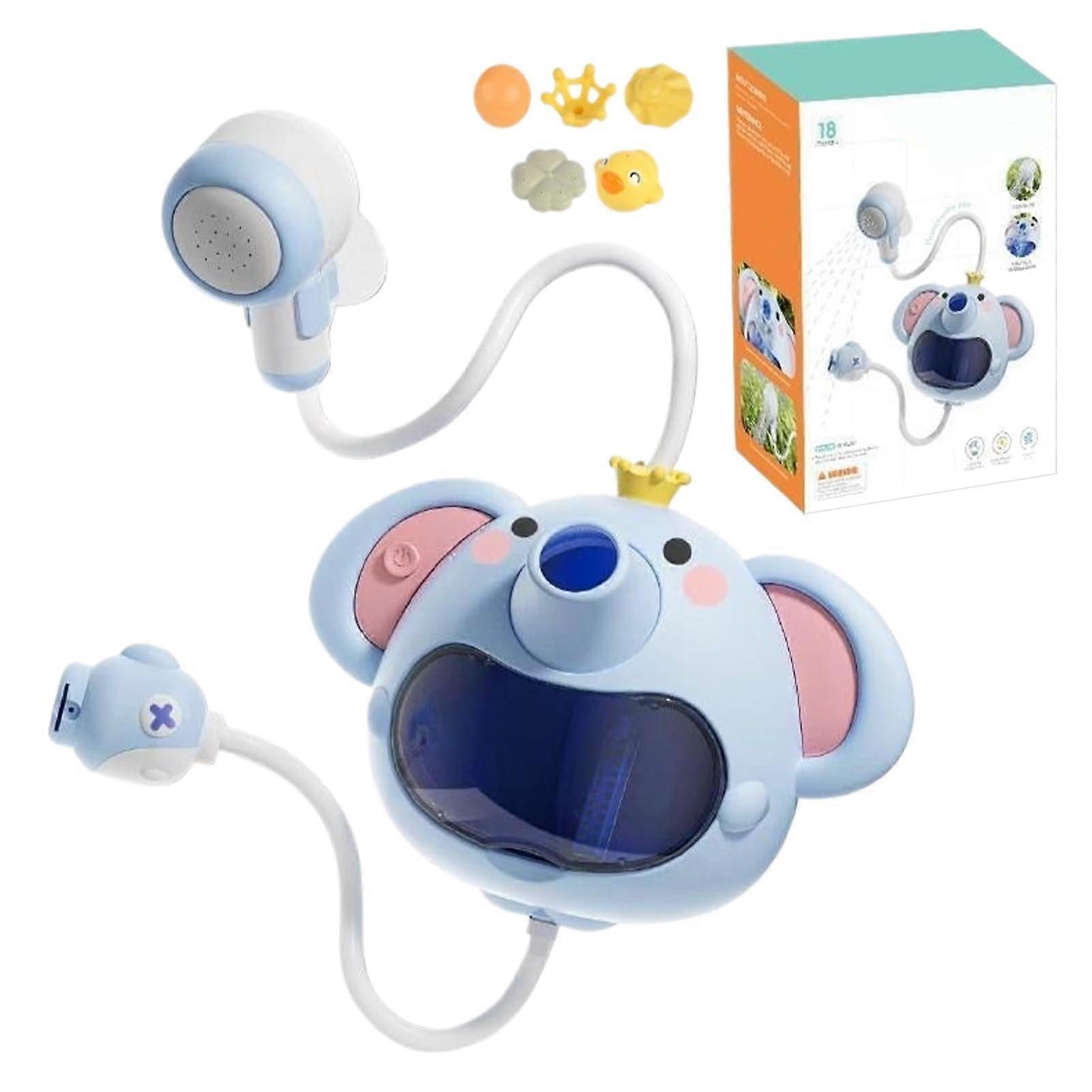Elephant sprinkler for baby swimming, interactive bathtub bubble machine