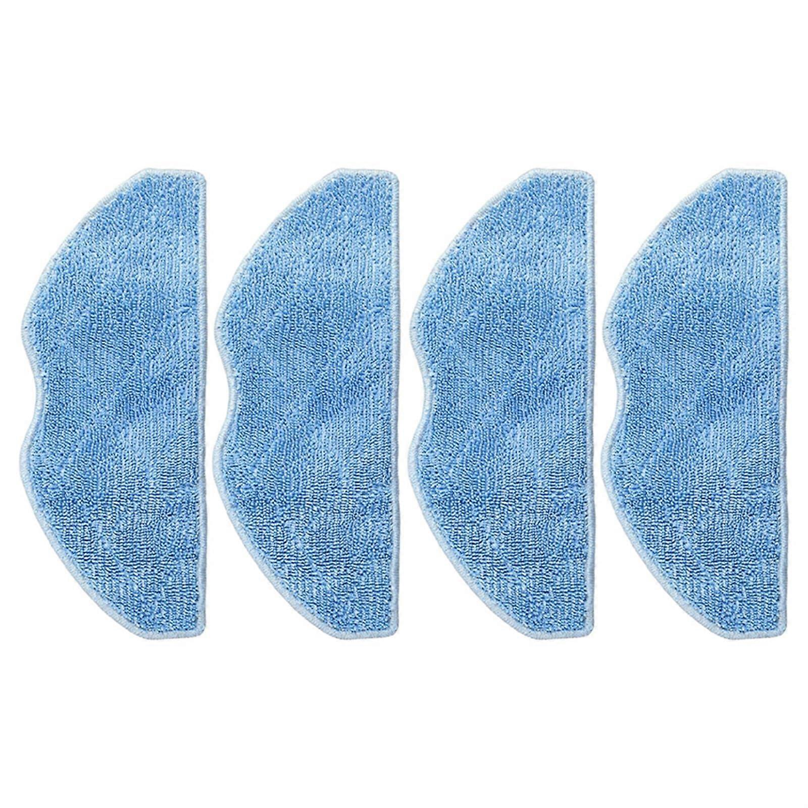 Mop Pads for MEDION X10 SW Robot Vacuum, Reusable Wet Mop Pads, Spare Parts, 4- or 10-Pack