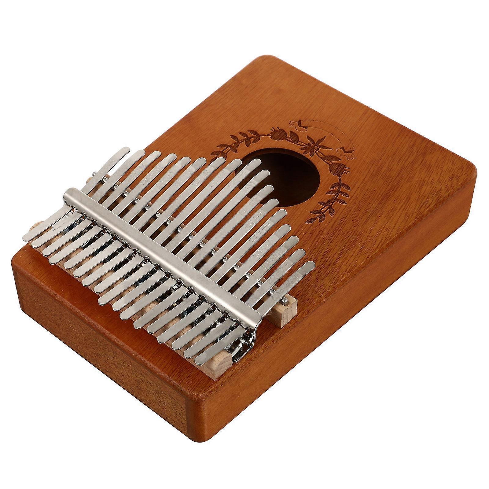 1 Set 17 Tones Thumb Piano Useful Music Instrument Kalimba
