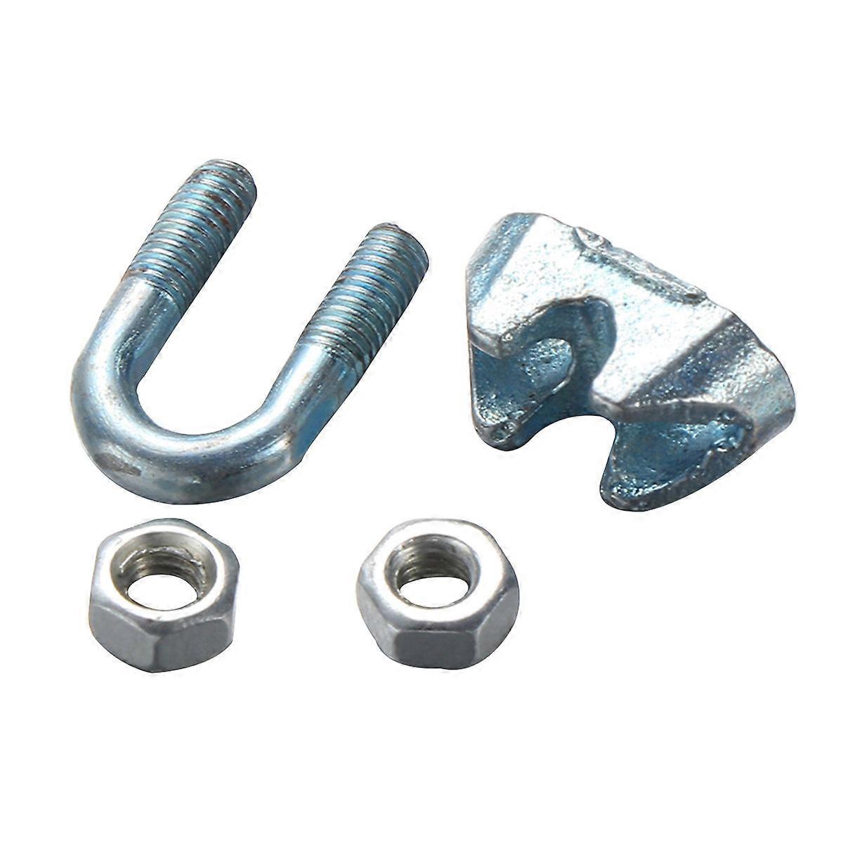 Cable Clamp Securing Loads Industrial Use Wire Rope Fasteners 24Pcs