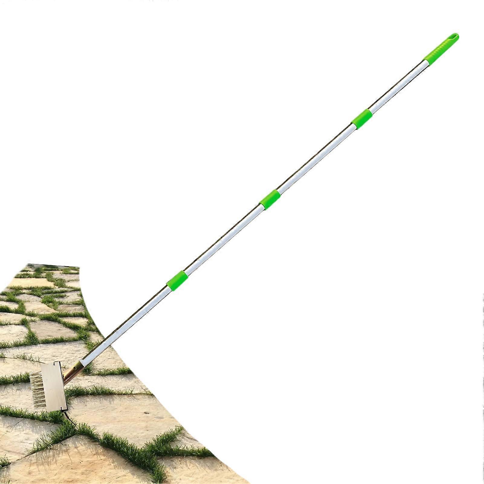 Manual Deck Gap Scraper, Garden Cleaning Sickle Brush, Wire Mortar Grass Scraper