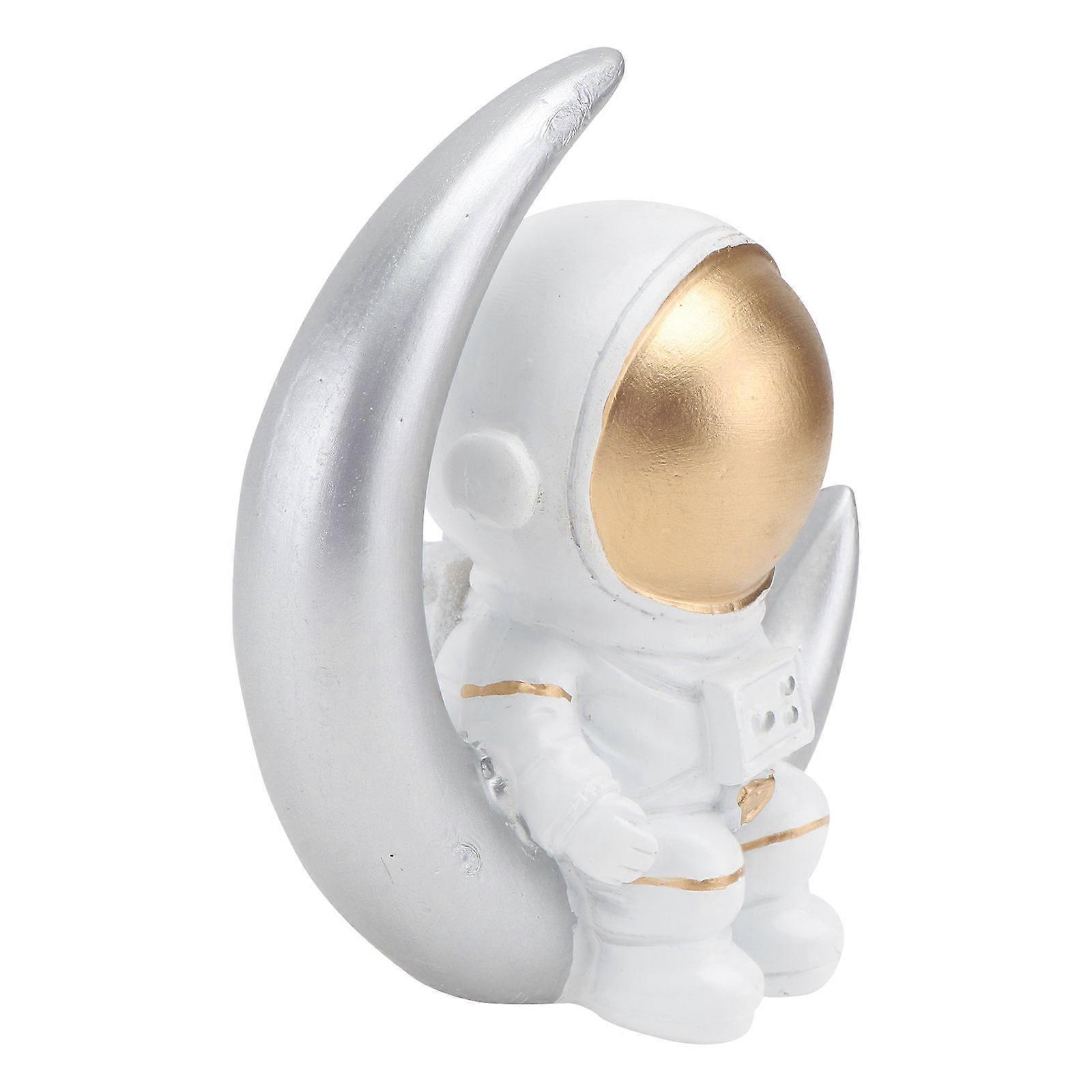 Astronaut Resin Figurine 1Pc Adorable Desktop Decor For Children And Office Use Featuring Resin Material