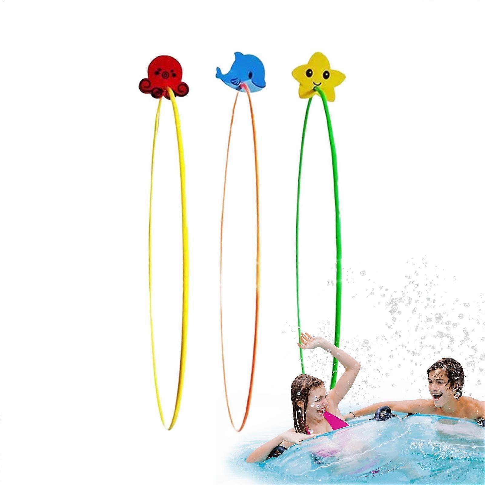UBoot through rings, diving swimming in the pool 3 x floating toys for kids stability for children 412