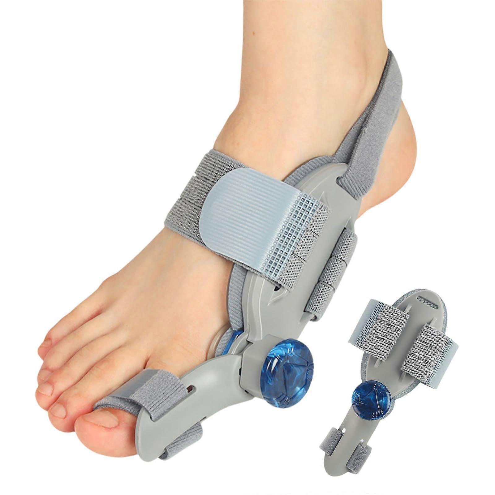 Hallux Valgus Correction Fixation Plate for Men and Women, Adjustable Bunion Corrector with Dual Mounting Angles for Day and Night Use