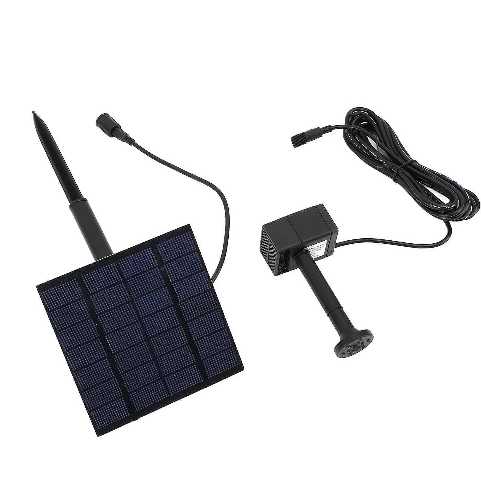 Durable ABS Solar Kit for Bird Bath, Garden, Backyard Pool, Fish Tank - Energy Saving with Strong Jet Performance