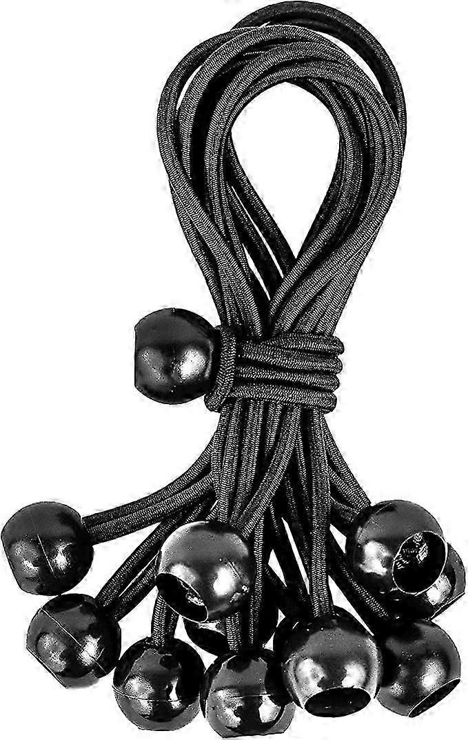 Ball Bungee Cords, 20Pcs 6-Inch Heavy-Duty Stretch Rope With Ball Elastic String Tie Down Strap For Canopies, Tent