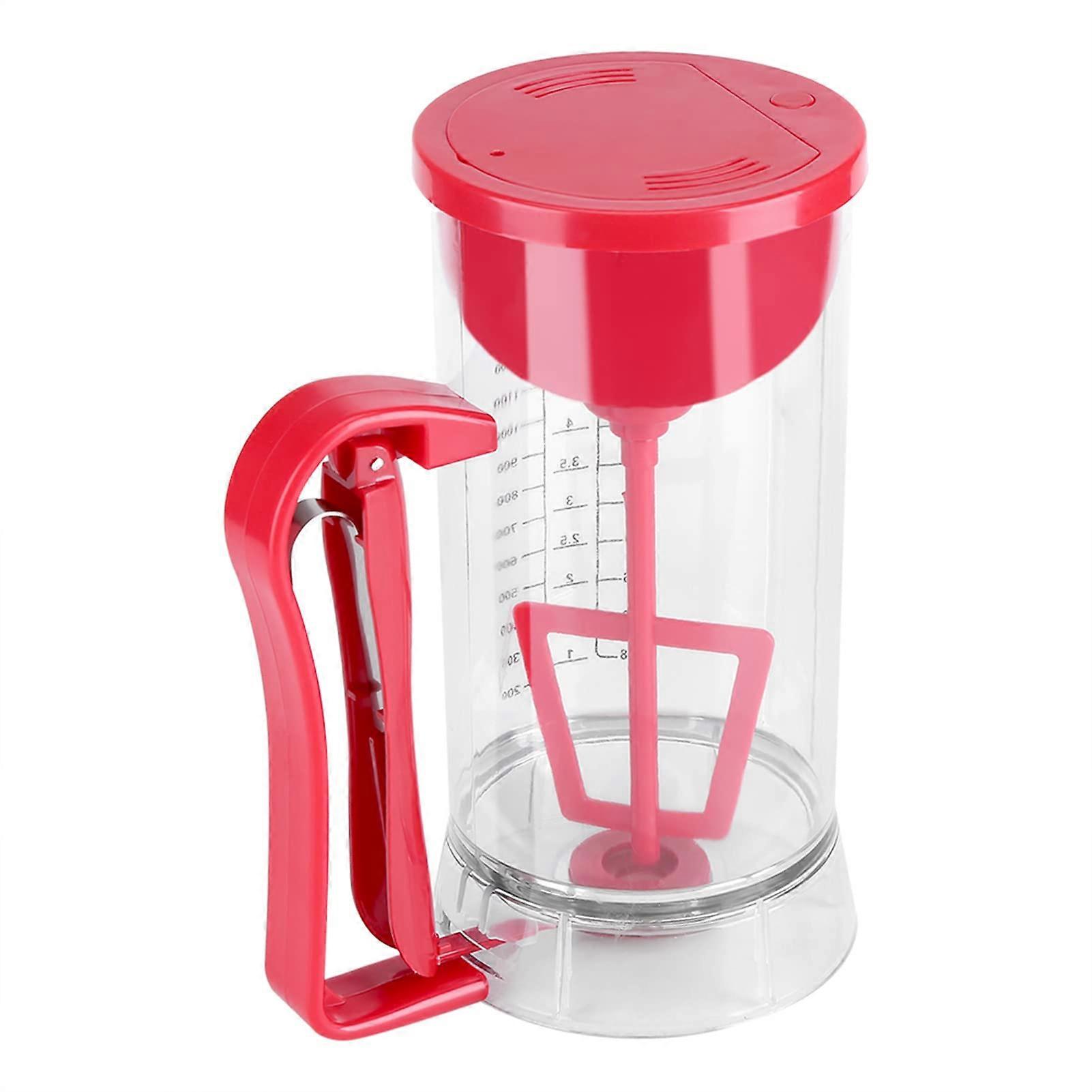 Electric Batter Dispenser Cordless, Battery Powered Handheld Mixer For Pancake Batter, Cupcake Batter, Waffle Batter