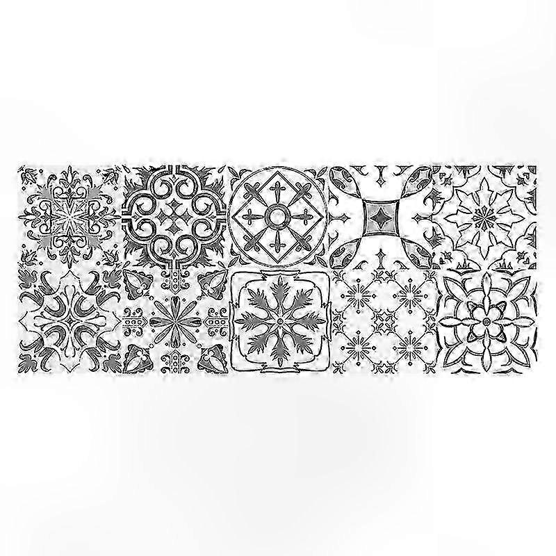 Decorative Adhesive Tile Stickers for Kitchen Use (C Style, S Size) Set of 10 Pieces