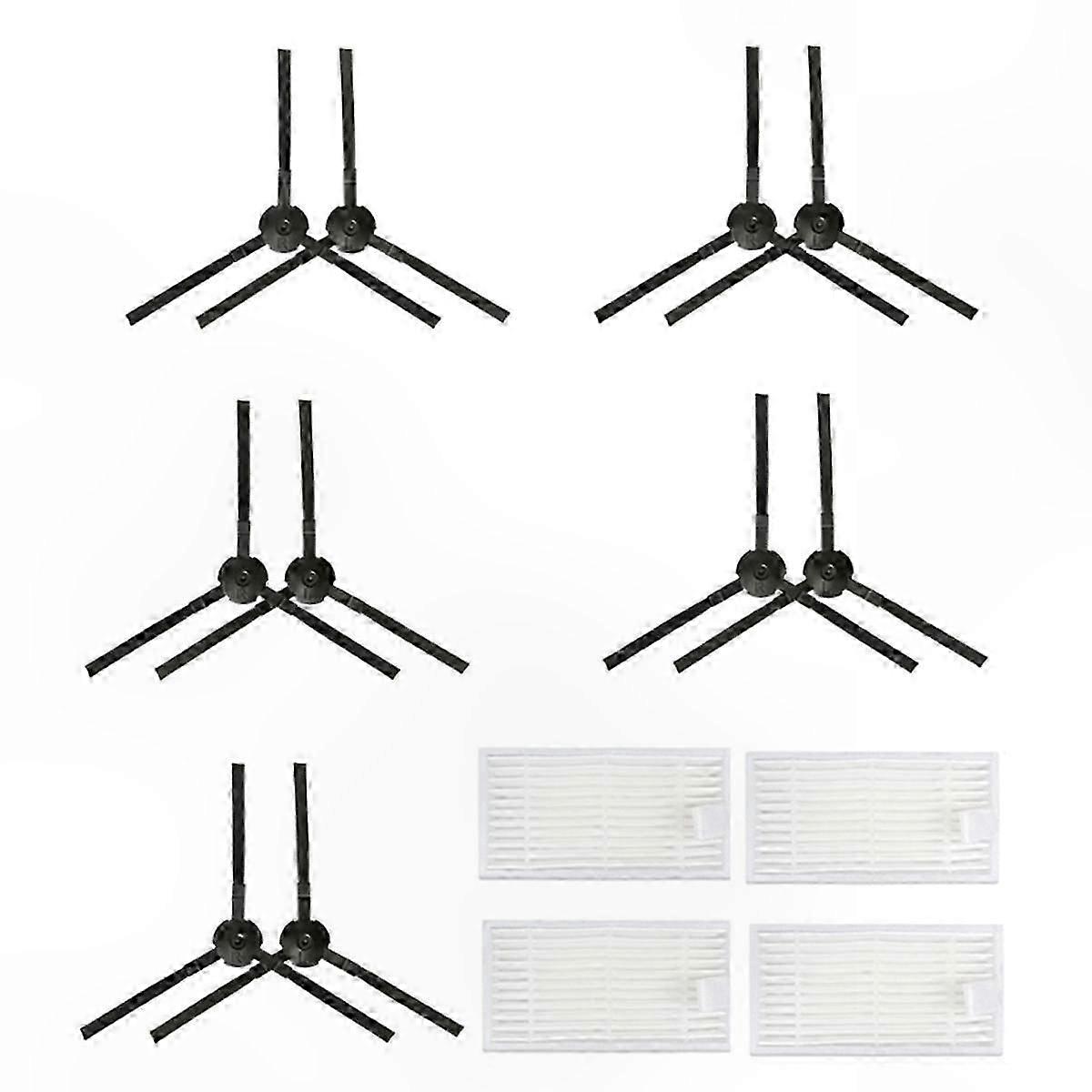 Replacement Side Brushes and HEPA Filters for Select Vacuum Cleaner Models