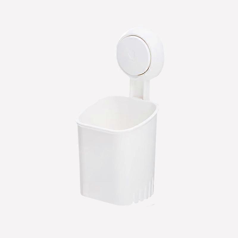 1 Pack Powerful Suction Toothbrush Holder, Removable Drill-Free