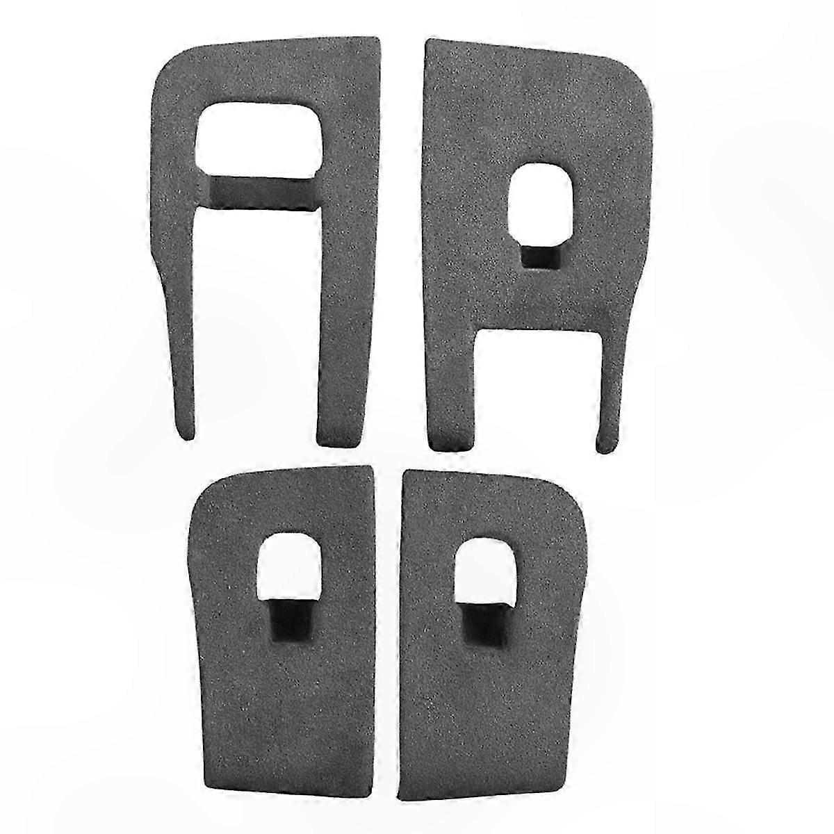 Suede Trim Frame Sticker for Car Window Lift Button Panel Auto Interior Accessory