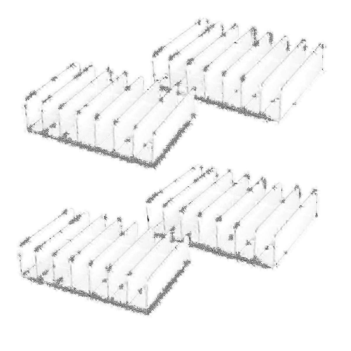 Clear Acrylic CD Holder and Display Rack Organizer