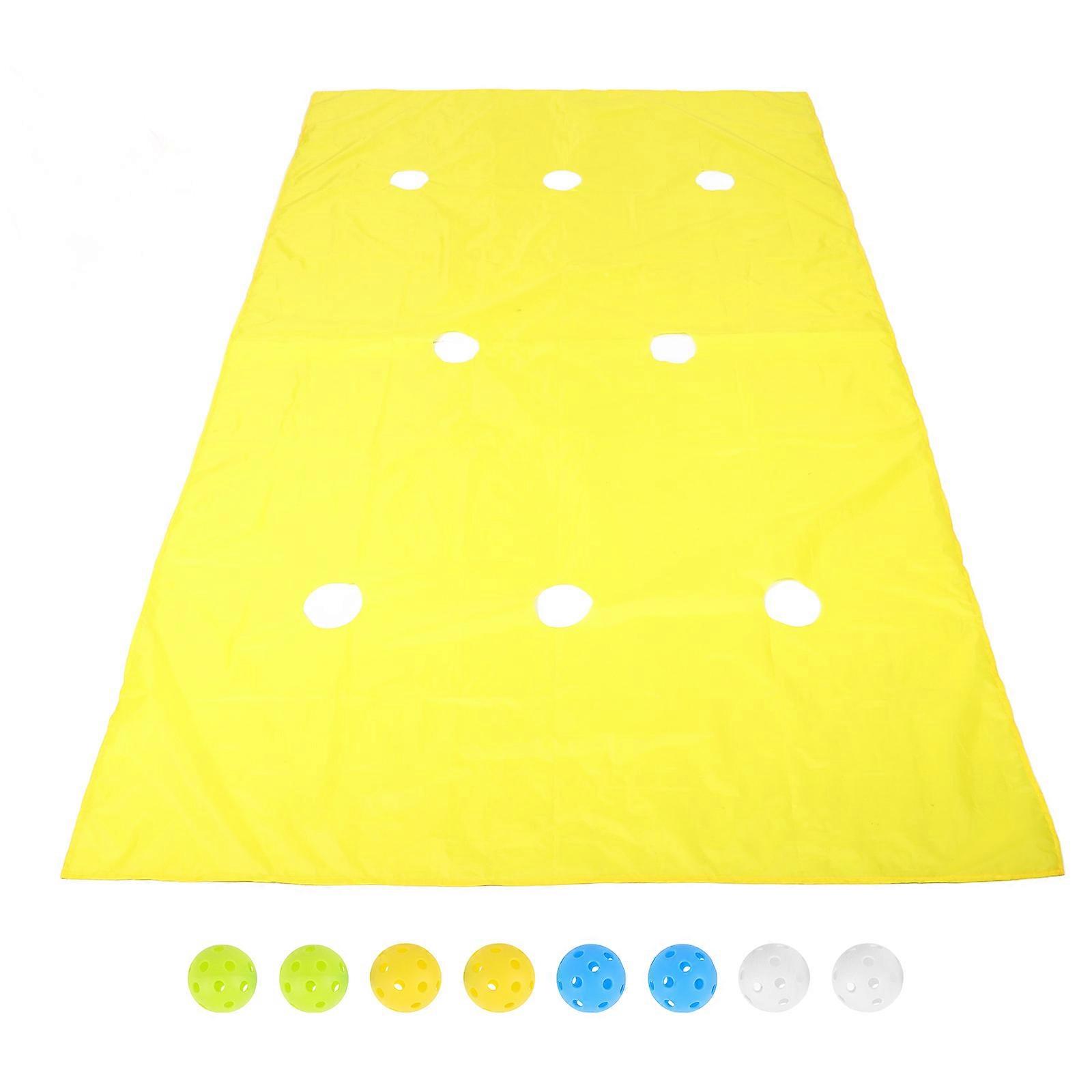 Building Games Team Building Games Rectangular Mat Corporate Event Equipment Polyester Plastic Yellow for Communication Training 1 Set