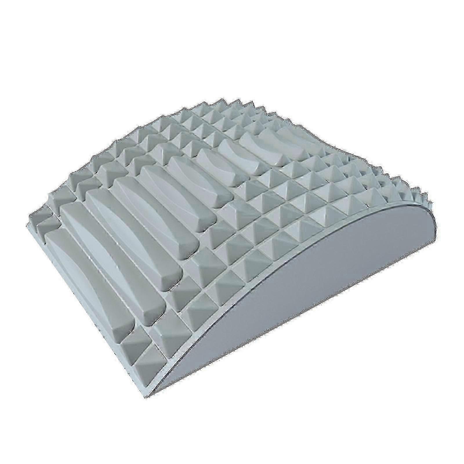 Back Pain Relief Pillow with Lumbar Support for Comfortable Posture - Gray