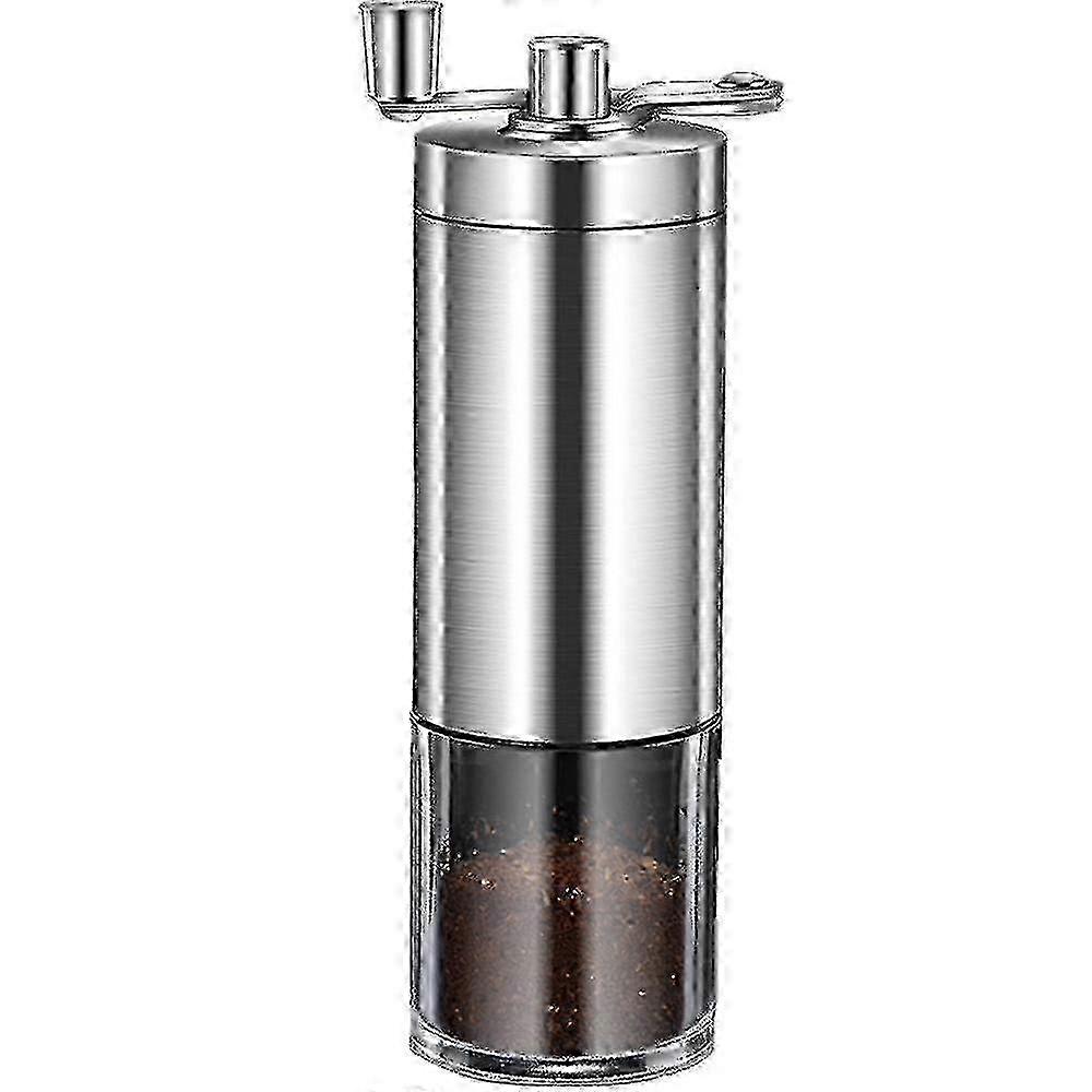 Premium Manual Coffee Grinder with Ceramic Conical Burr and External Adjustment for Home Brewing
