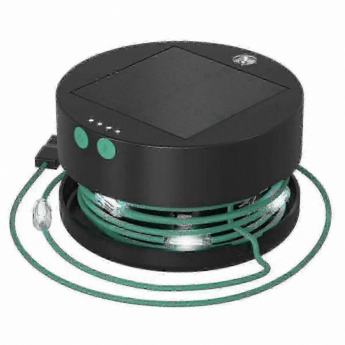 Solar-Powered LED String Lights with USB Phone Charging Port for Camping and Outdoor Activities Essential Gear hwy