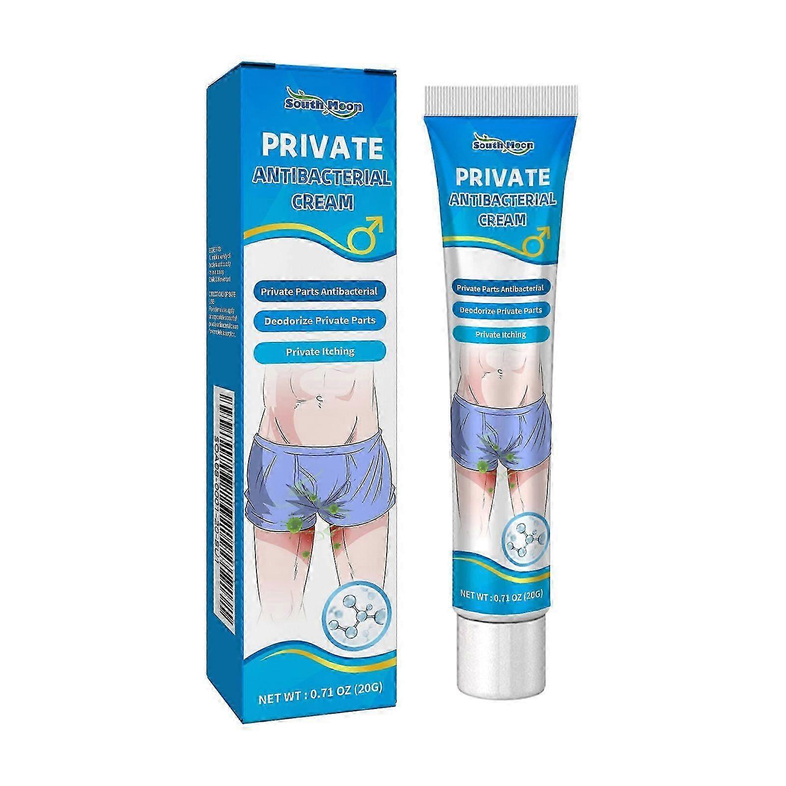 太ももの内側のレリーフのためのメンズかゆみ止めクリーム - 天然成分でなだめるようなスキンケア