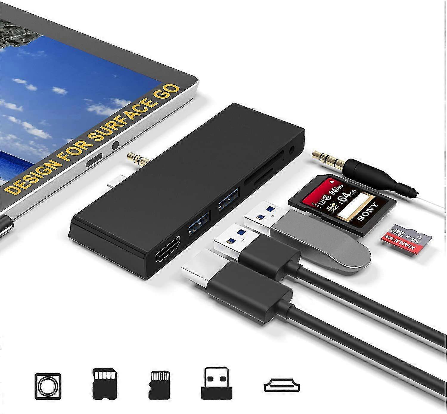 Suitable for surface go expansion dock six-in-two multi-function co...