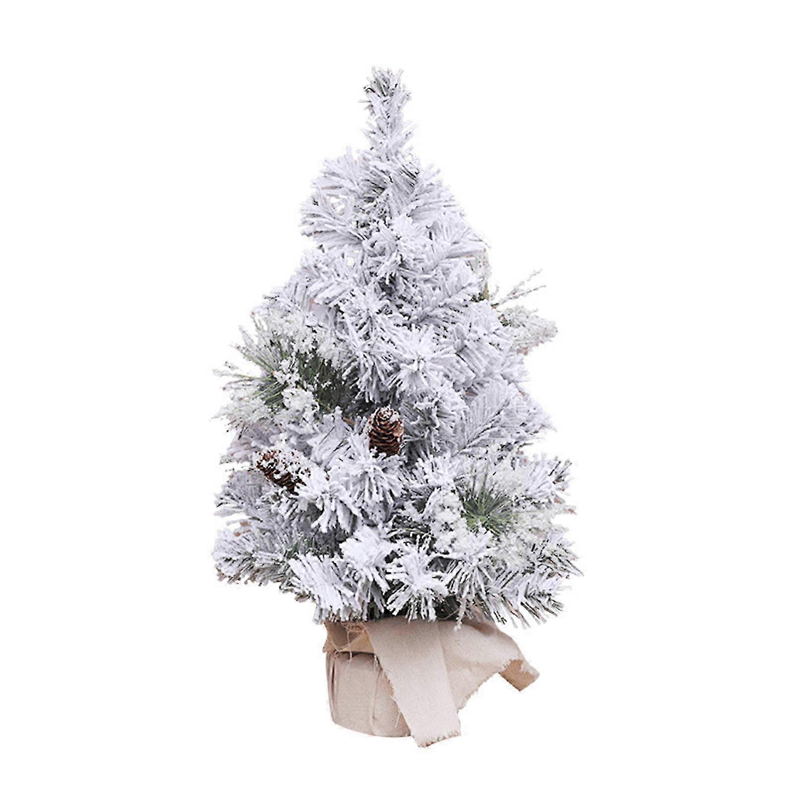 Christmas Mini Tree Snow-Covered Xmas Tree Decor for Parties in 2024, Navidad Gifts - 30/40/50CM Desktop Decoration