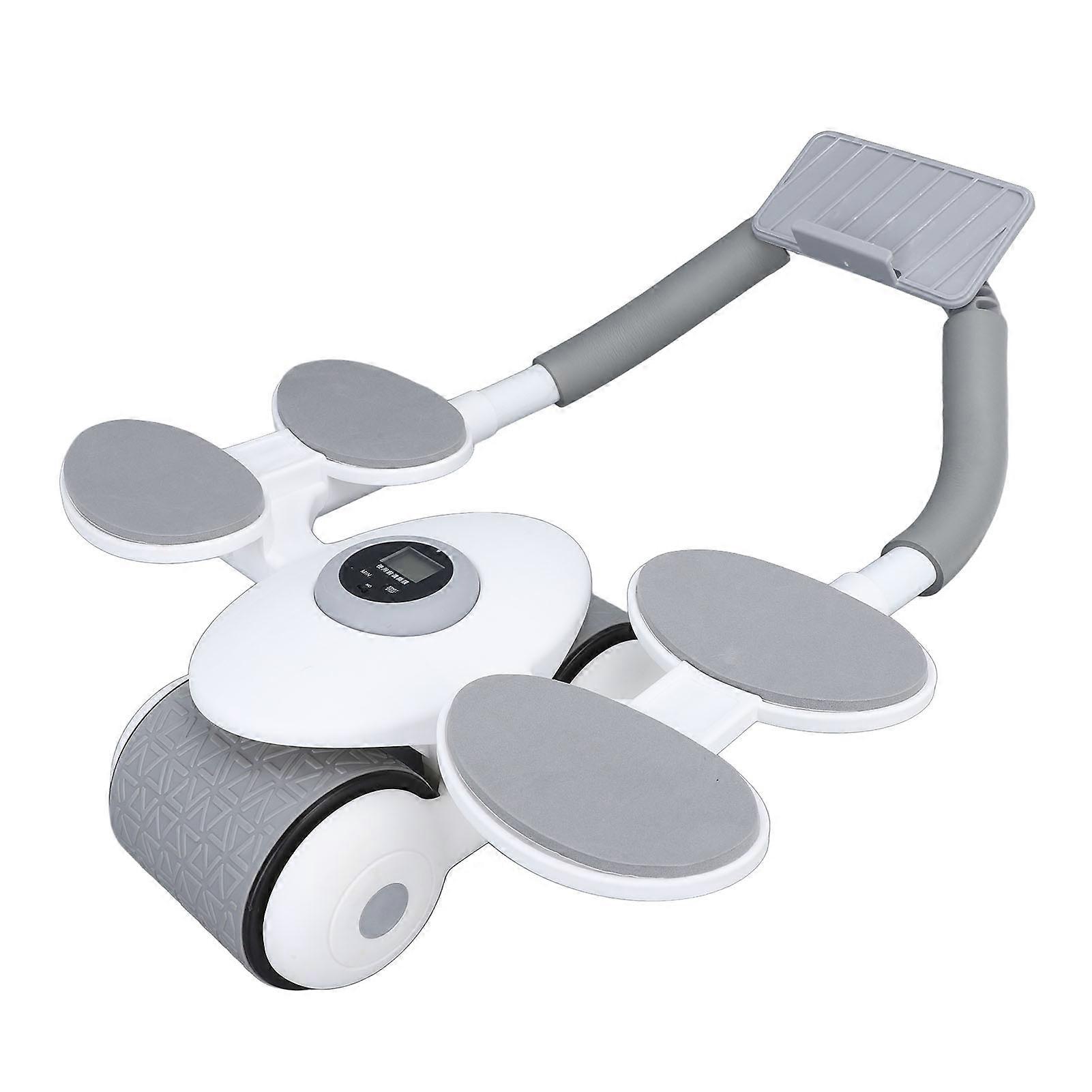 Automatic Springback Abdominal Roller Wheel 10cm Dual Wheel with Timer