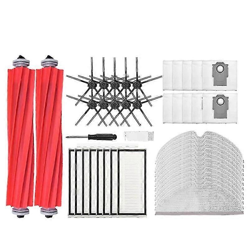 Roborock Q7 Max / T8フィルターパーツ用Xiaomiロボット掃除機メインブラシサイドブラシモップクロス交換用アクセサリー~3921