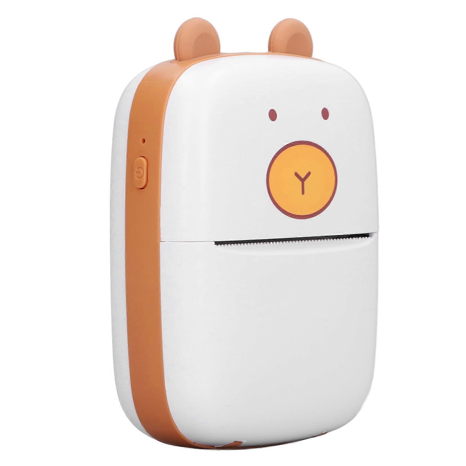 Mini Bluetooth Thermal Sticker Printer, 1000mAh, 57mm Width