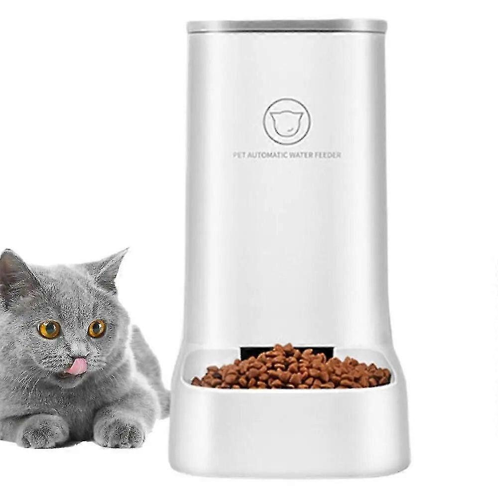 Cat Automatic Feeders Opaque Gravity Feeding System Food Feeder Water Dispenser Safe Using Dog Automatic Feeders Cat Water