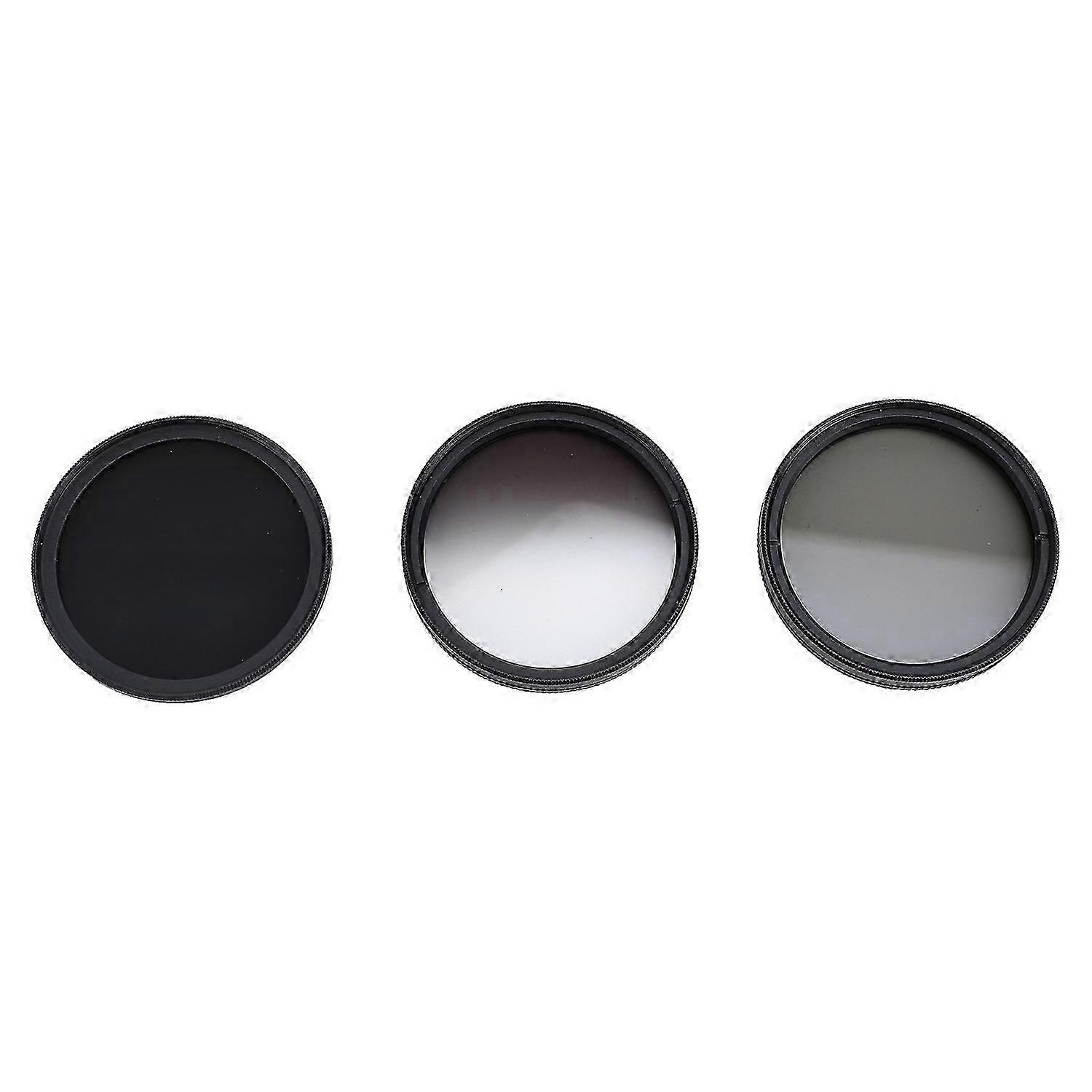 3 in 1 Camera Filter Kit ND8 CPL GND Filter Set Replacement Neutral Density Filter Circular Polarizi