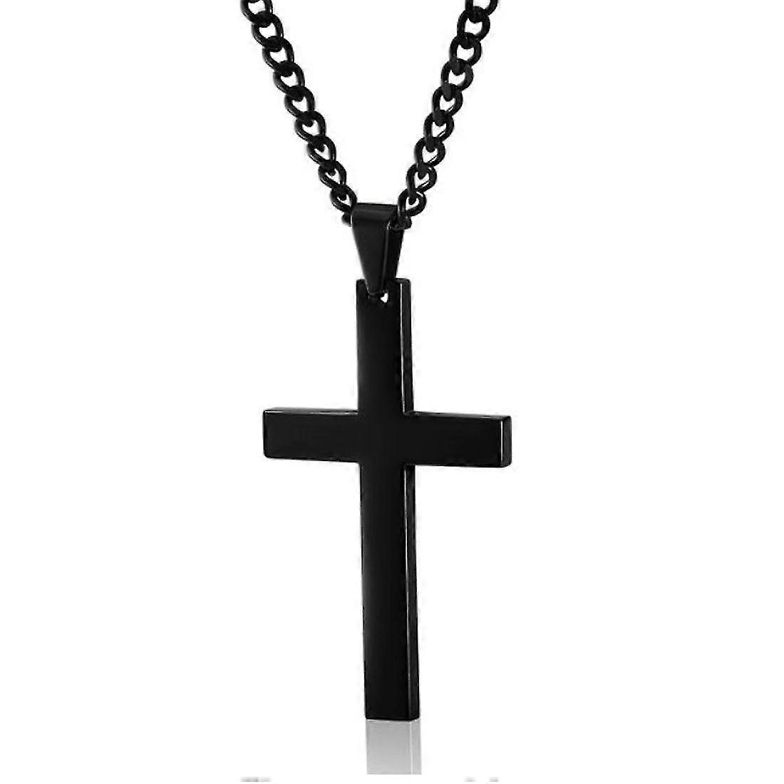Simple Cross Accessories Men's Necklace