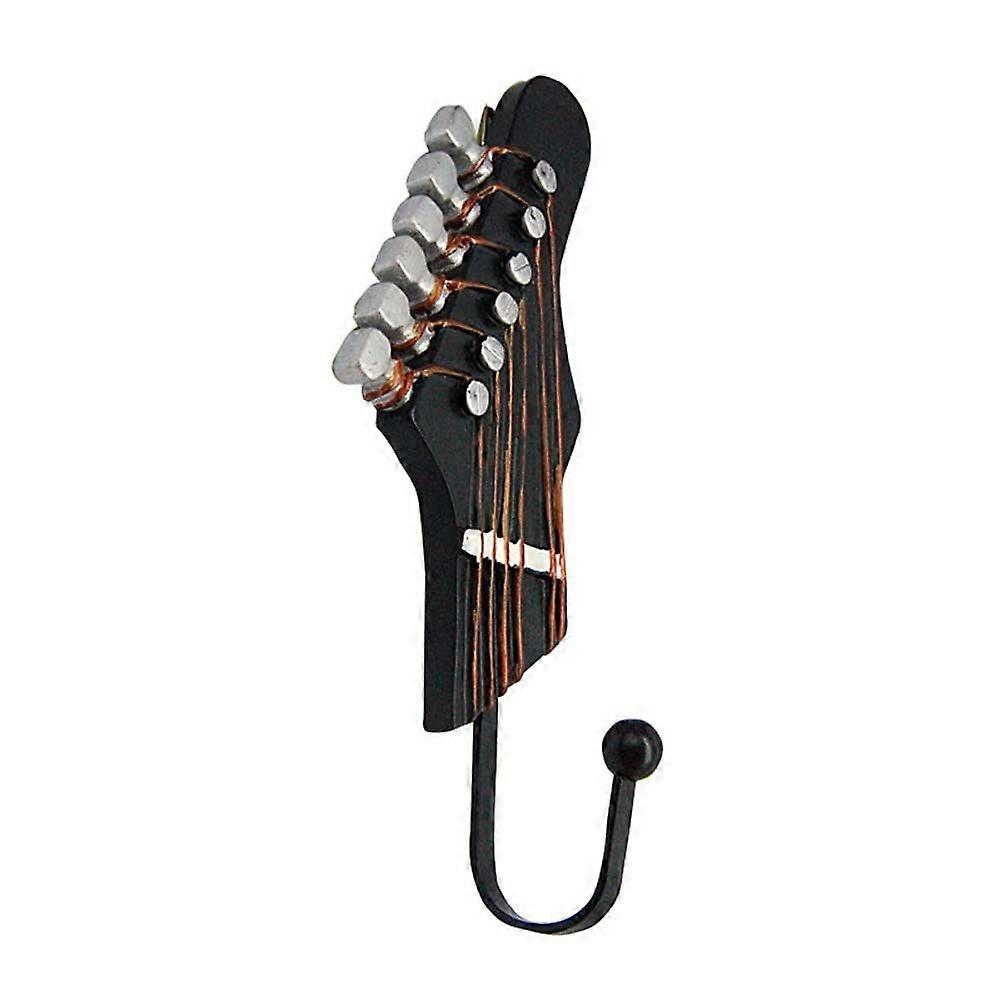 Robe Hanger Vintage Guitar Resin Wall Hooks Decorative 3Pcs Set