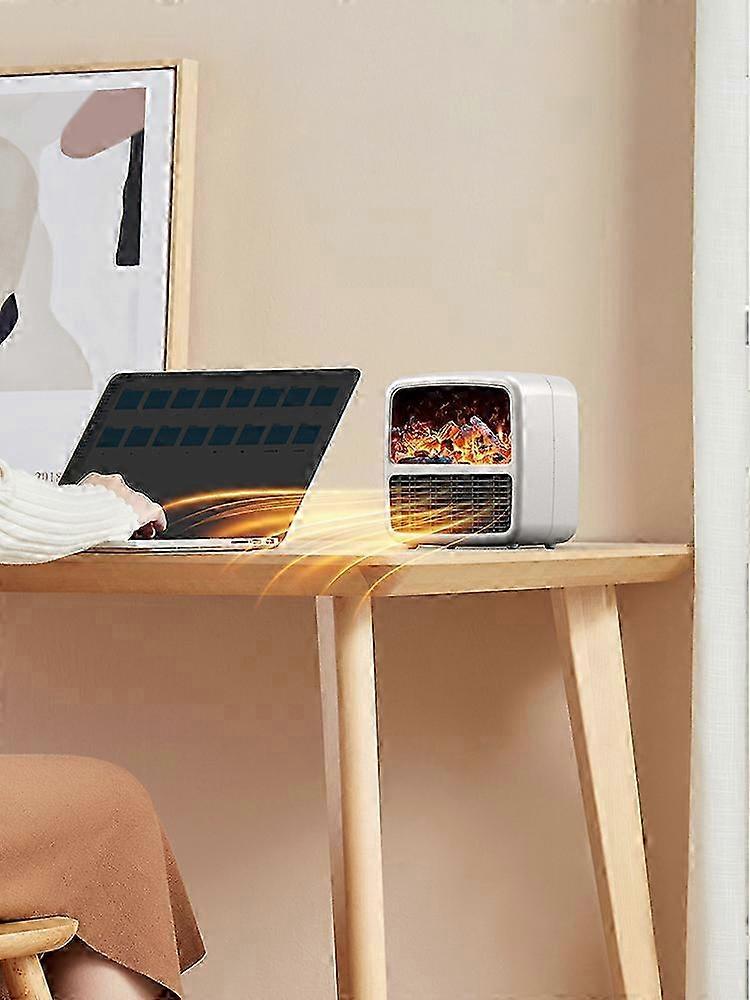 2023 New Upgraded Portable Space Heater PTC Ceramic Heating Fan for Home - Energy Efficient, Safe, Less Noise 2025