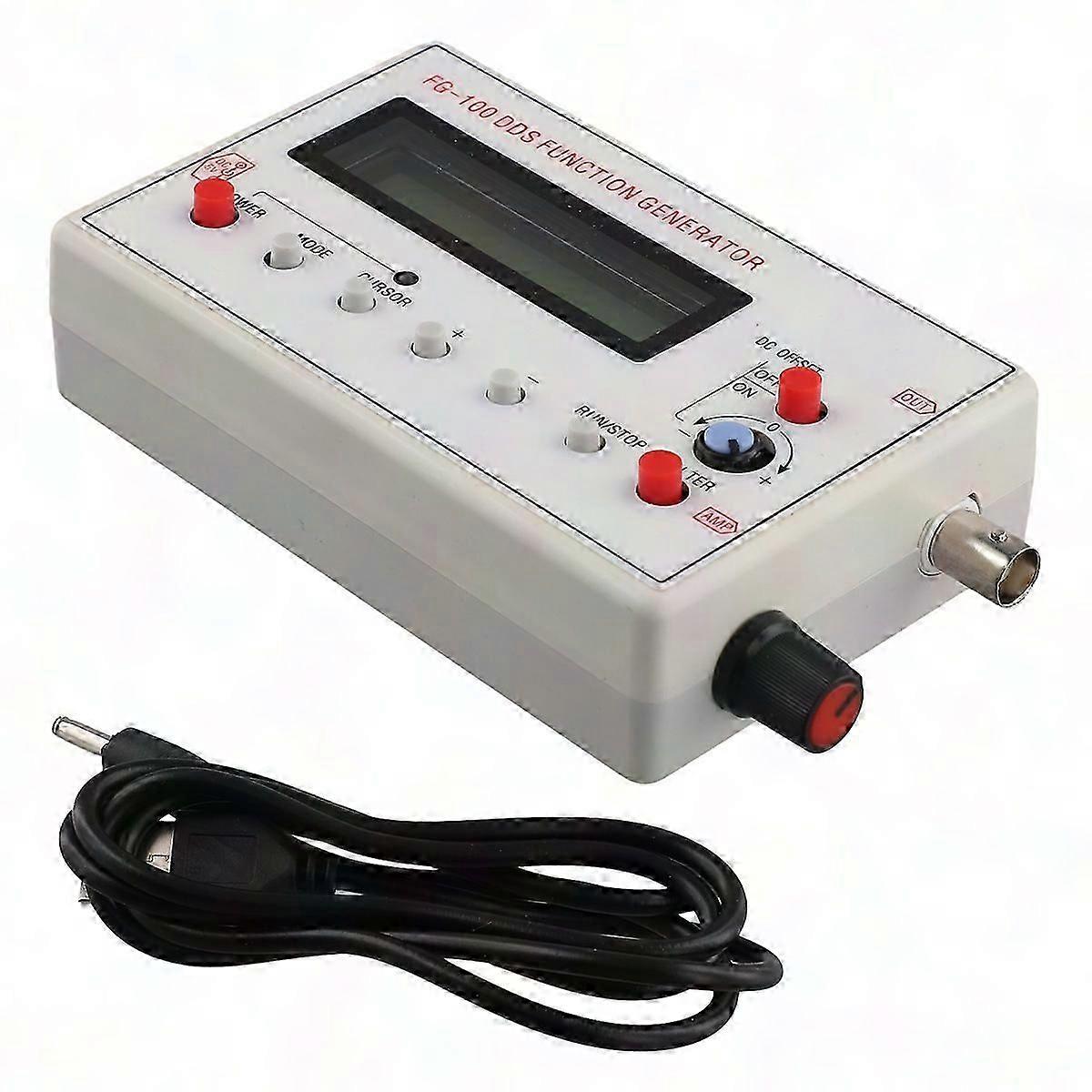 FG-100 DDS Function Signal Generator 0.01Hz-500KHz Frequency Counter Signal Source Module