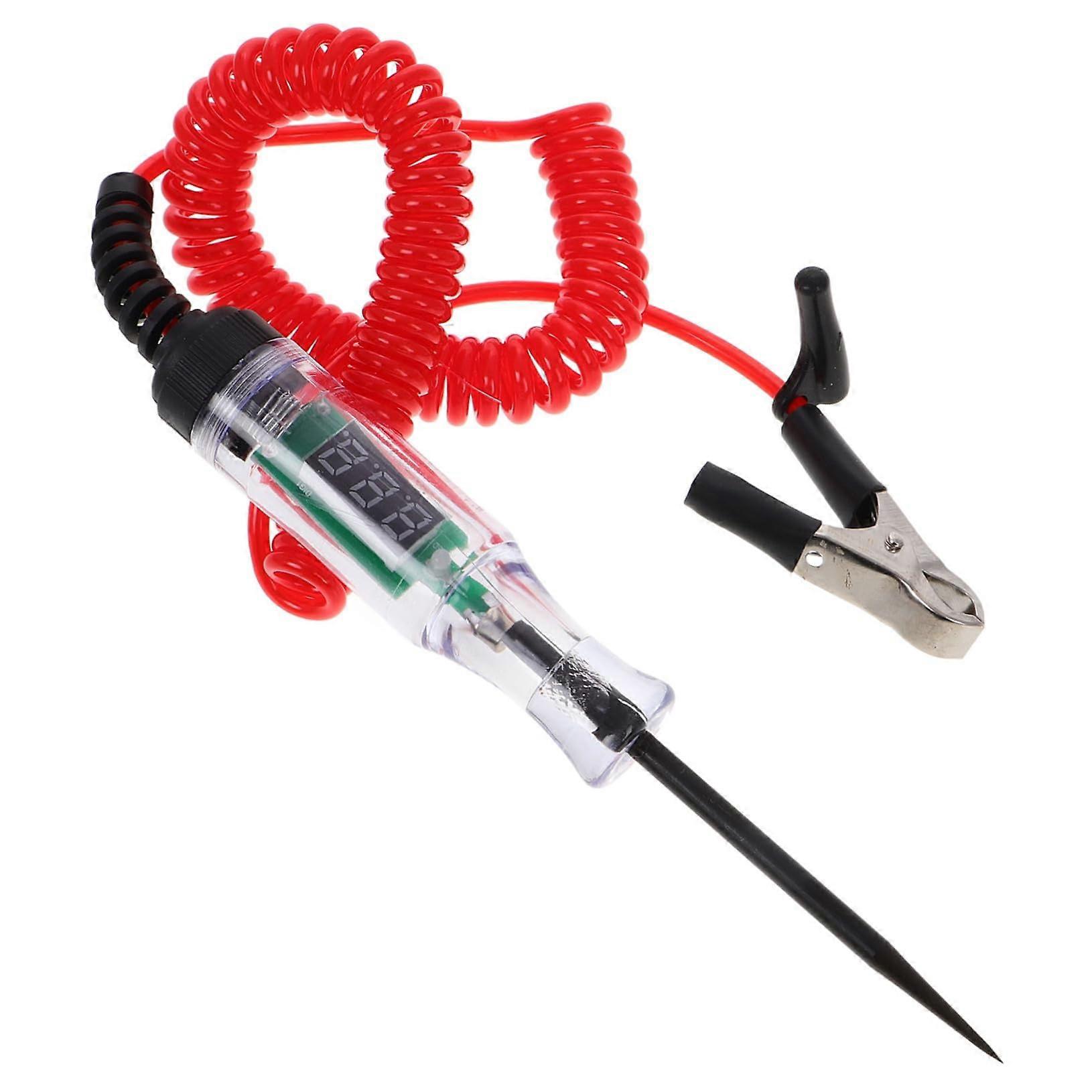 Automotive Digital Voltage Tester For Car, Truck, Motorcycle, Boat Noninvasive Probe And Fuse Wiring Diagnostics