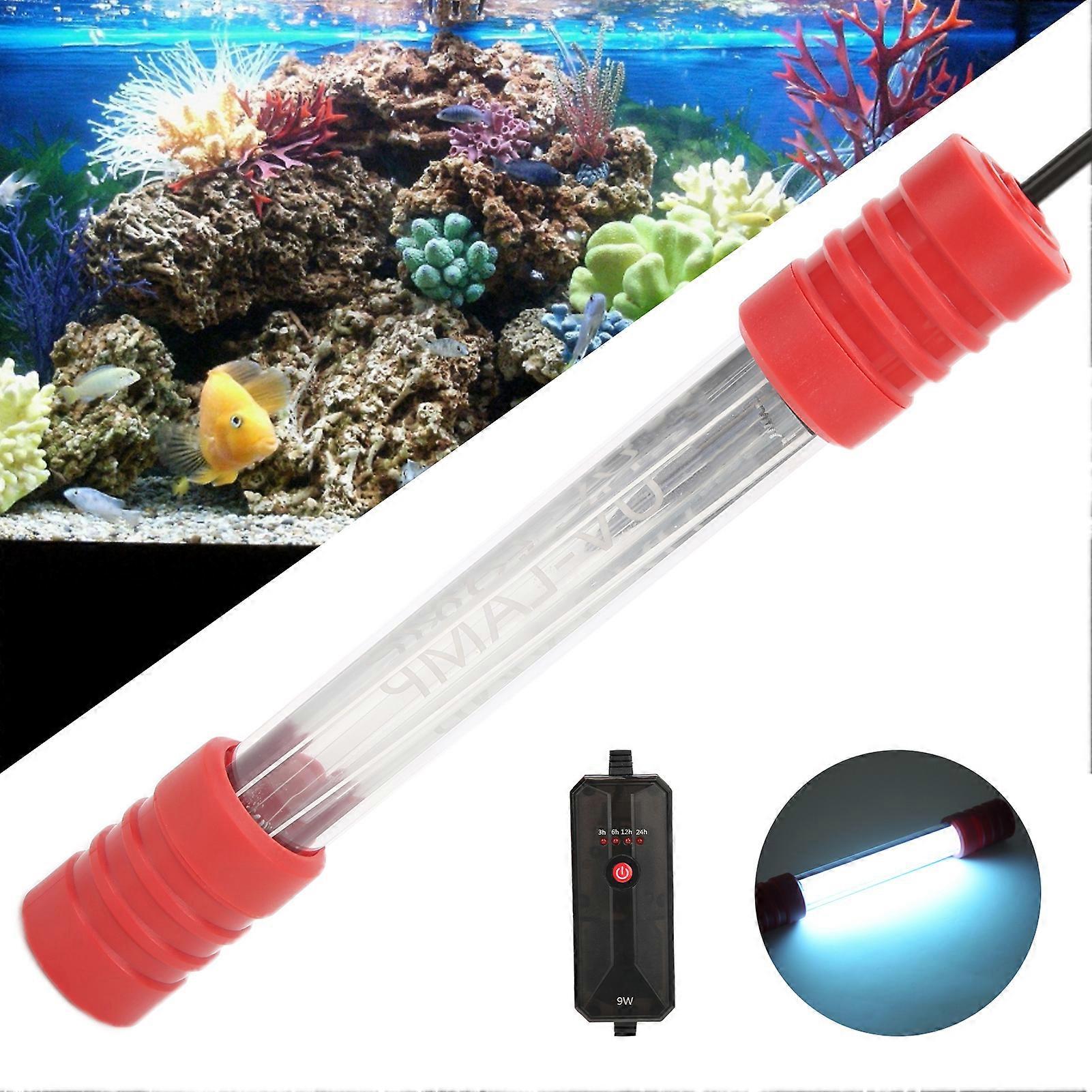 Aquarium Germicidal Lamp 22V UV Sterilizer 23cm with Timer