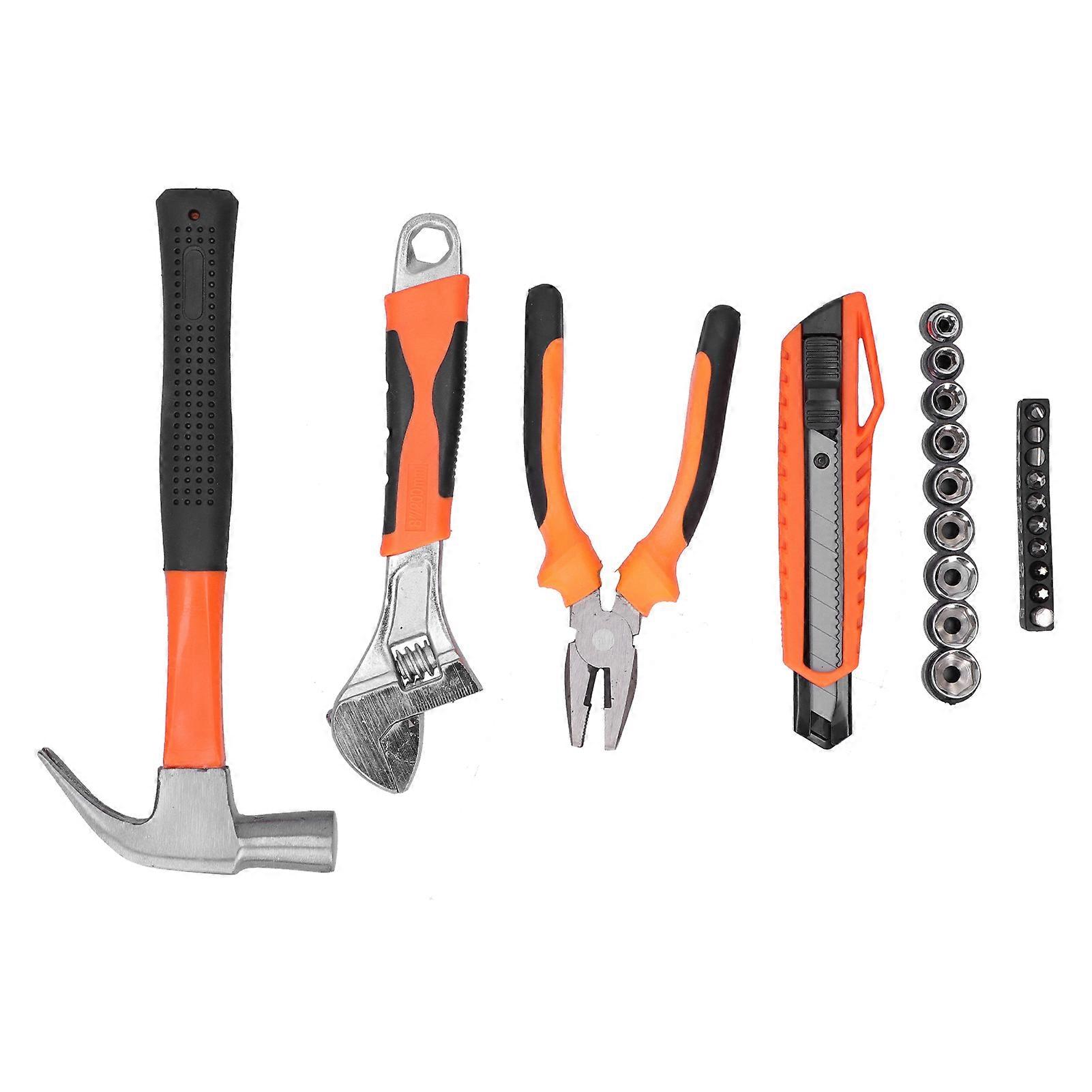 Hardware Toolbox Set Alloy Steel Metric System All-in-1 Kit for Home