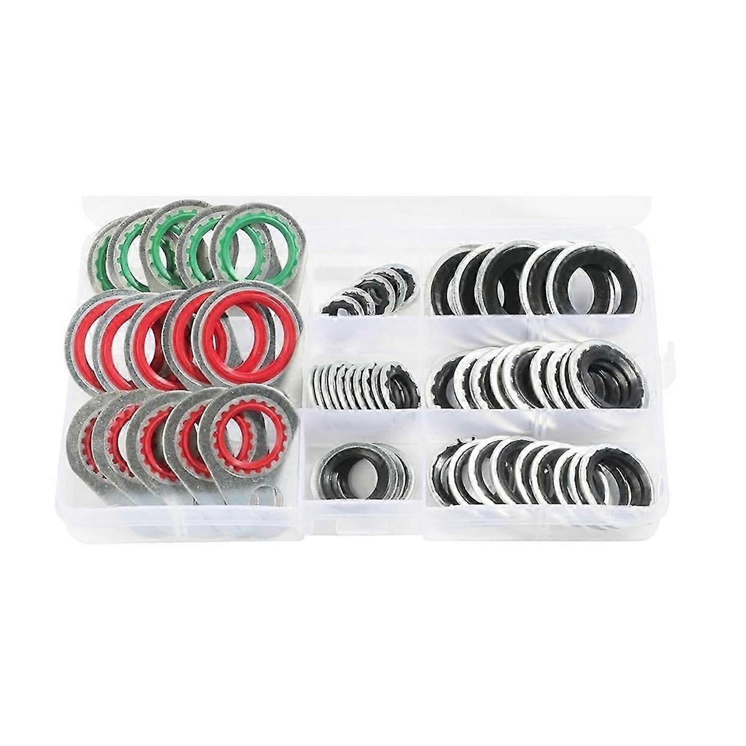 A/C O Ring Kit,Car Accessories Gasket,O Ring Assortment Kit