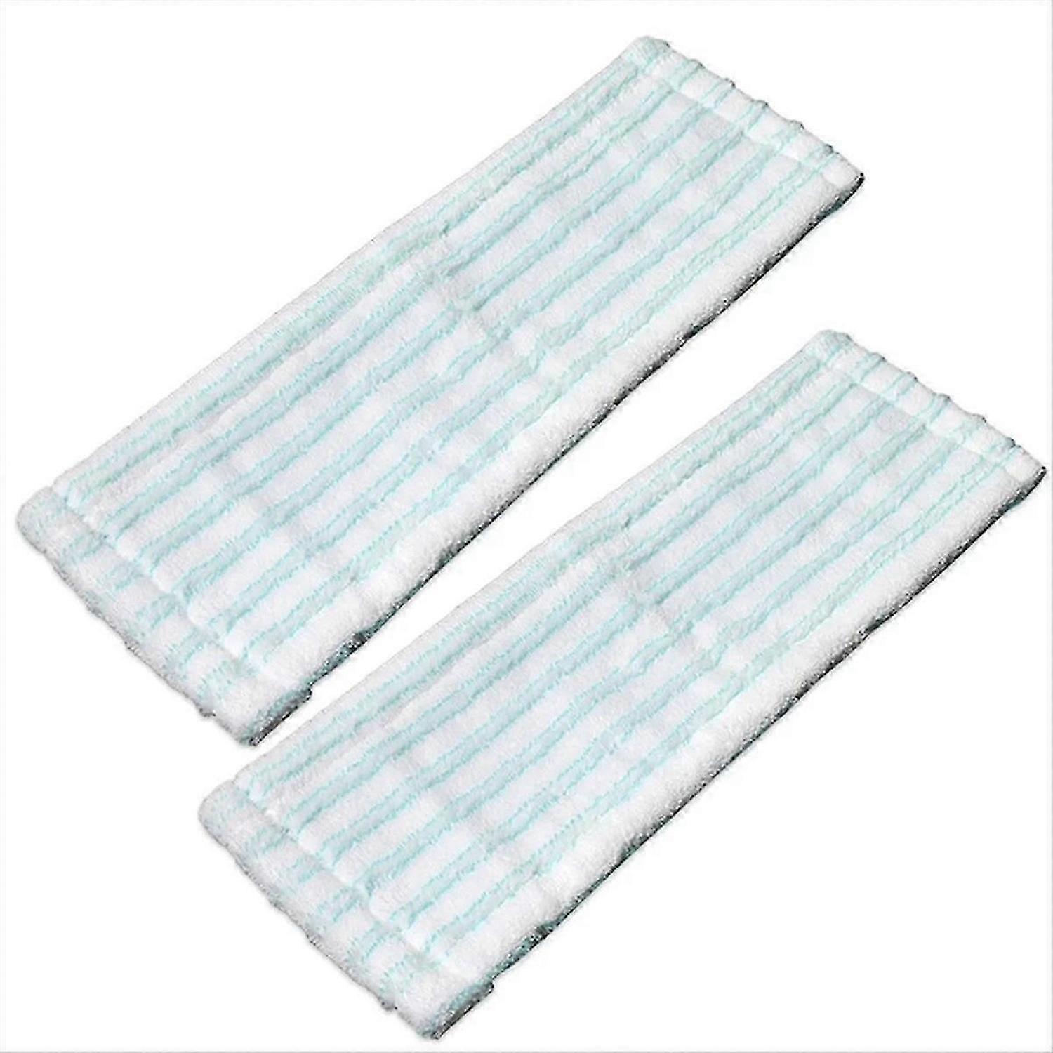 2PCS Microfiber Mop Heads Replacement for System Mop Floor Wiper Steam Mop