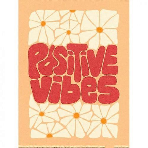 Tania Garcia Positive Vibes Paper Print