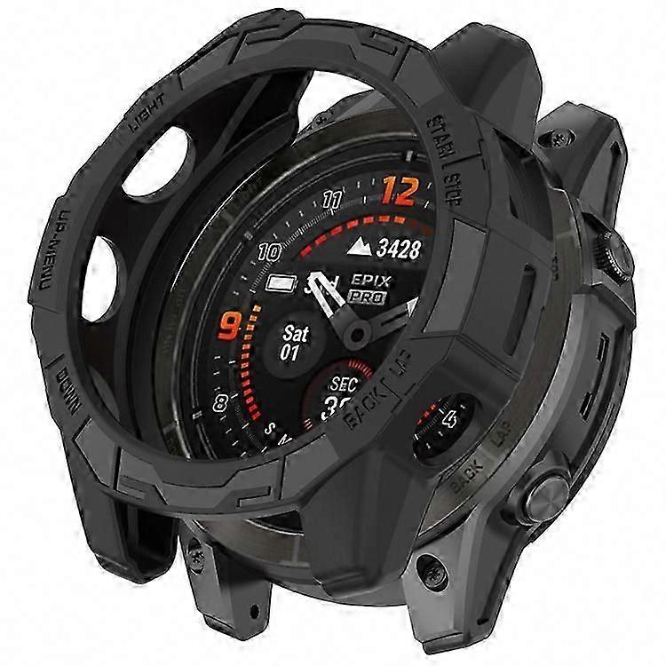 Garmin Fenix 7 Pro / Fenix 7 / Epix Pro 47mm Anti-Collision TPU Protective Case Hollow Frame Cover