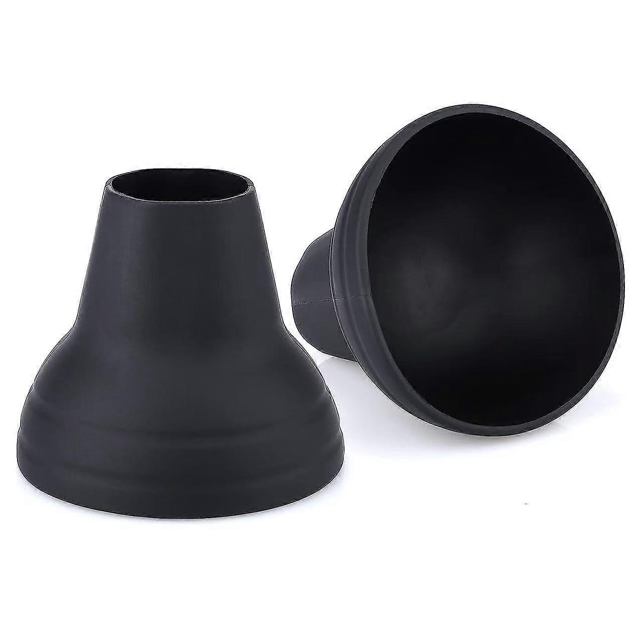 Pickleball Ball Retriever Silicone Suction Cup Picker Upper 2Pack Black