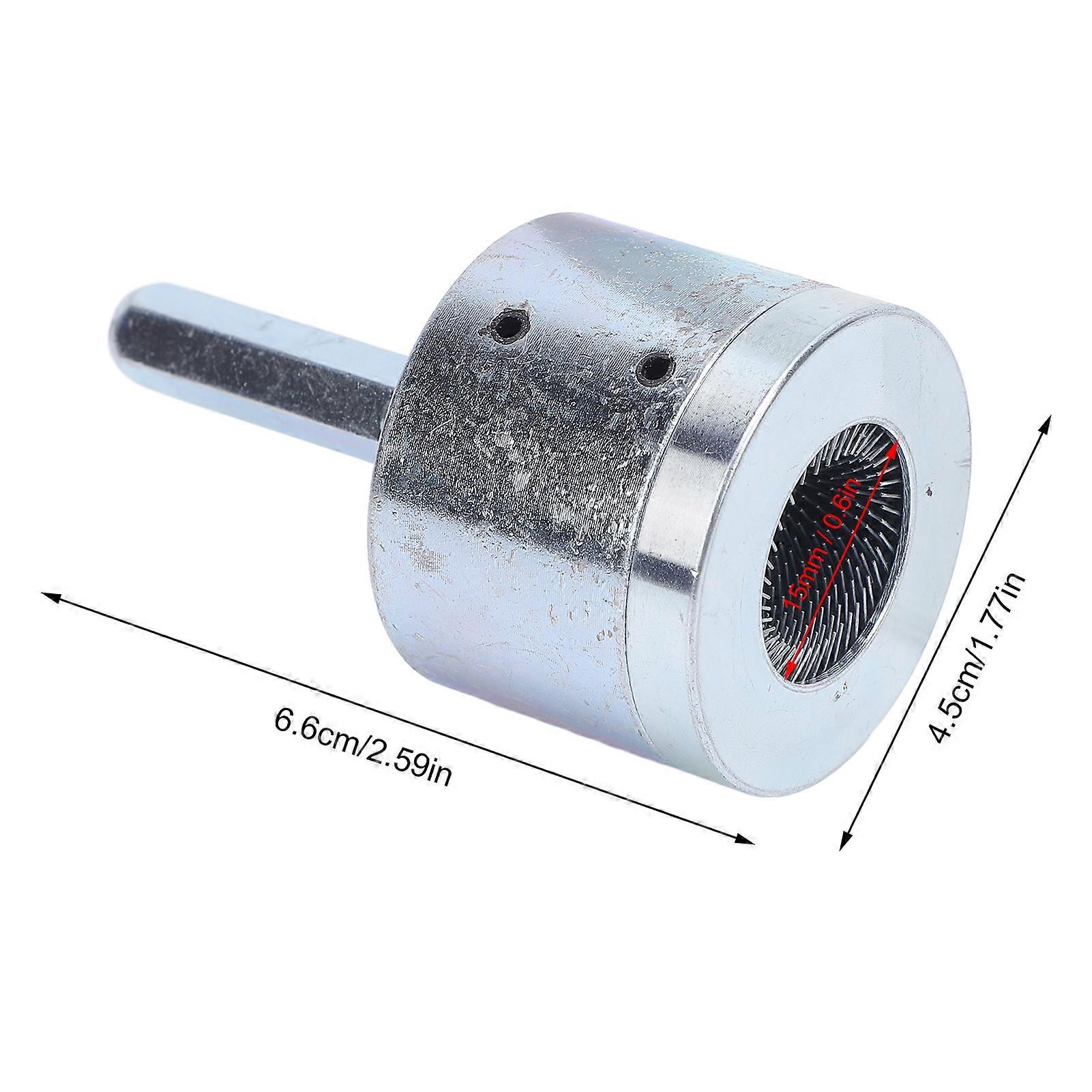 Copper Pipe Cleaner 15mm with Replacement Brush for Drill