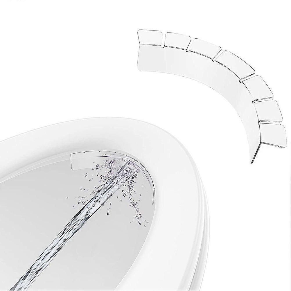 Toilet Seat Splash Guard Transparent Potty Training Pee Splash Guard Waterproof Urine Deflector for Kid and Adults