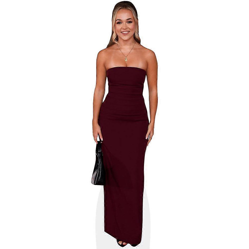 Ellie Dadd (Burgundy) Cardboard Cutout (lifesize OR mini size). Standee. Stand Up.