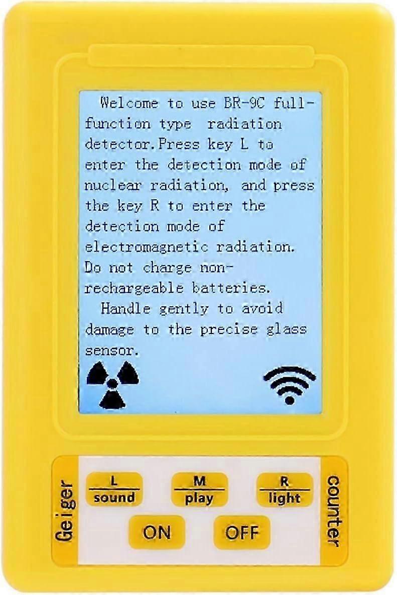 Geiger Counter Nuclear Radiation Detector Professional High Accuracy Nuclear Radiation Meter Beta Gamma X Ray Data Tester Portable Digital Meter Alarm