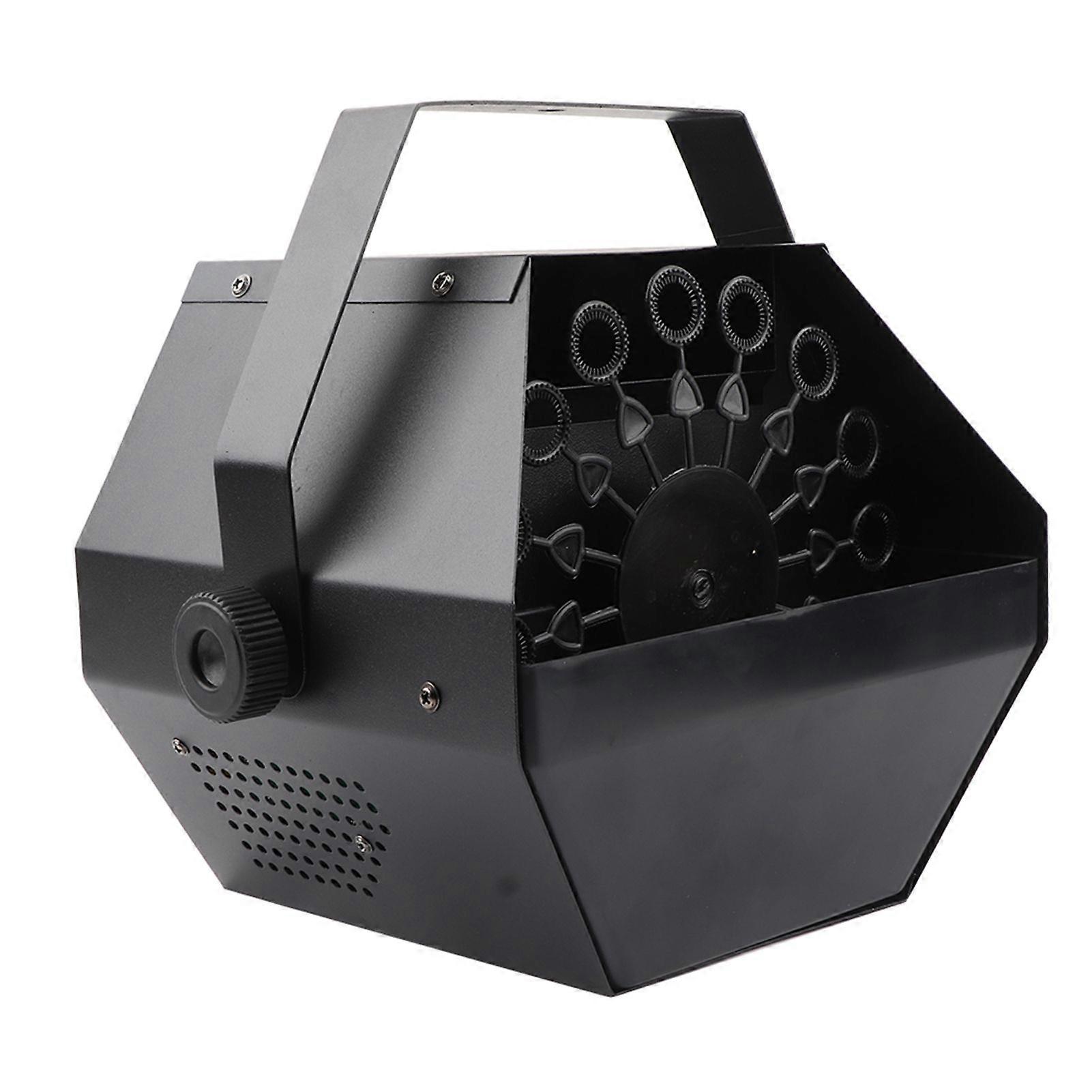 30W  Portable Electric Bubble Blower Blowing Maker Machine DJ Party Club (Black)