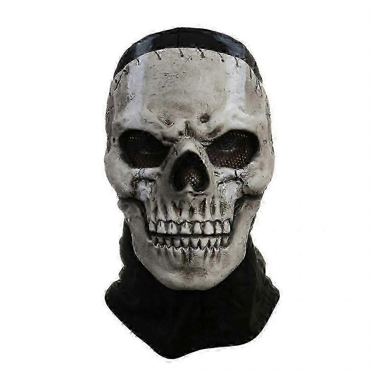 glow in the dark skull mask halloween accessory