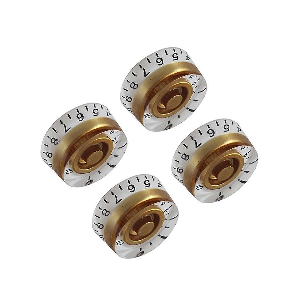 Guitar Volume Knobs Large Control Rotary Knobs 4Pcs