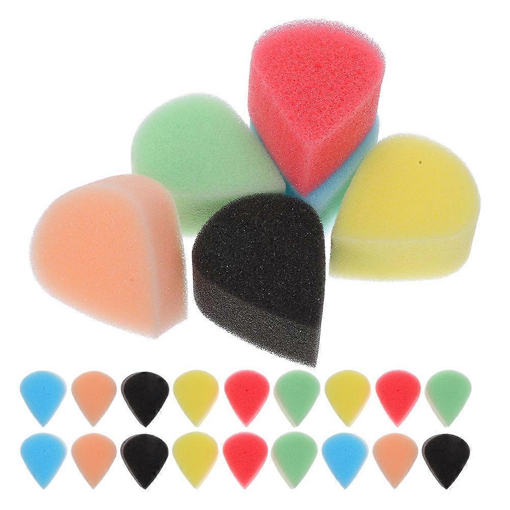 150Pcs Face Paint Sponges for Kids Teardrop Shaped Reusable Makeup Sponges